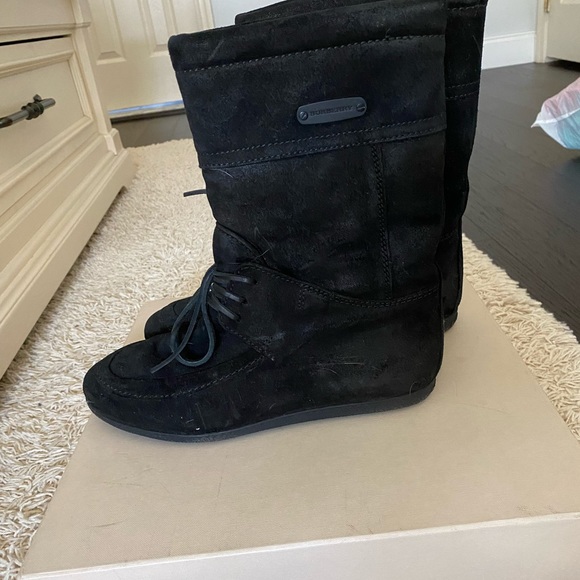 Burberry Edendale Mid Weather Boot - Picture 5 of 6